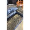 Image 3 : BLACK LEATHER SOFA