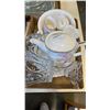 Image 2 : LOT OF CORNING BAKEWARE, NORITAKE TEASET AND CANDY BOWL