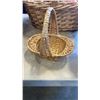 Image 8 : LOT OF WICKER BASKETS, ETC AND PLANTER