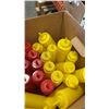 Image 3 : BOX OF MUSTARD AND KETCHUP SQUEEZE BOTTLS