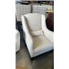 Image 2 : POTTERY BARN WINGBACK ACCENT STUDDED ARMCHAIR