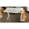 Image 1 : SEVILLE CLASSICS ELECTRIC ADJUSTABLE GLASSTOP DESK TESTED AND WORKING