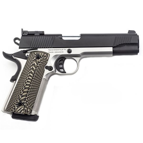 TISAS 1911 D10 10MM 5" SS FRAME BLK SLIDE 2 8RD