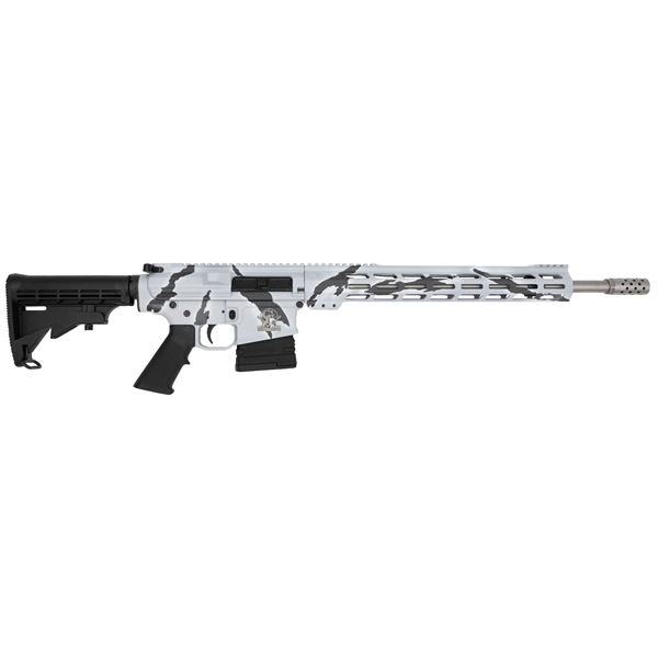 GLFA AR-10 308WIN 18" PURSUIT SNOW CAMO/SS 10R