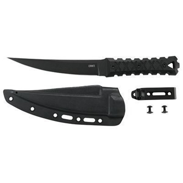 CRKT HZ6 BLACK 6.50" PLAIN EDGE
