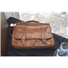 Image 2 : SAMSONITE COGNAC LEATHER BRIEFCASE/TOTE BAG, VINTAGE STEBCO TRAVEL CASE & HARTMANN BELTING LEATHER A