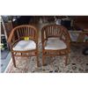Image 1 : TEAK CAPTAINS ARM CHAIRS (PAIR)