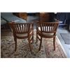 Image 3 : TEAK CAPTAINS ARM CHAIRS (PAIR)