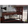 Image 1 : HARDWOOD CHINESE TELEPHONE TABLE W/OPEN WORK APRON
