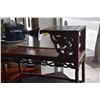 Image 3 : HARDWOOD CHINESE TELEPHONE TABLE W/OPEN WORK APRON