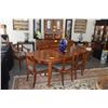 Image 2 : ROSEWOOD TABLE W/22" LEAF, 6 SIDE CHAIRS & 2 ARM CHAIRS (10 PCS)