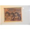 Image 2 : FRAMED PRINT ILLUSTRATION "TROIS FEMNES DE FACE" AFTER EDGAR DEGAS (23 3/4" X 19 3/4")