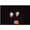 Image 2 : 14K MABE PEARL & DIAMOND EARRINGS (11.3 GTW)