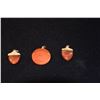 Image 2 : CARNELIAN PENDANTS (3 PCS)