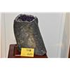 Image 1 : LARGE AMETHYST TUBE GEODE (12 1/4")