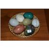 Image 2 : COLLECTION OF MINERALS & STONE EGGS (9 PCS)