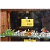 Image 1 : COLLECTION OF ASSORTED GLASS MINIATURE ANIMALS & STIRRER (32 PCS)