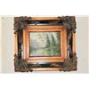 Image 1 : FRAMED OIL ON CANVAS, LANDSCAPE (16 1/2" X 18")