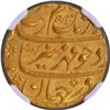 Image 2 : Graded & Slabed by NGC as MS 64 Aurangzeb Alamgir Aurangabad Mint Gold Mohur Coin with Error Hijri y