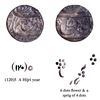 Image 1 : Rare CIS-Patiala, Sahib Singh Sahrind Mint  Silver Rupee Coin of  AH (120)5.
