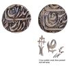 Image 1 : CIS-Patiala, Karam Singh Sahrind Mint Silver Rupee Coin with Three pointed leaf and Cross symbol as 