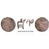 Image 1 : CIS-Patiala, Rajindar Singh Sahrind Mint  Silver Rupee Coin with VS 1944.