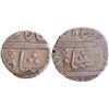 Image 1 : Indo French Surat, Set of 2 Coins Silver Half Rupee & Rupee, 55 & 52 RY In the name of Shah Alam II,