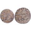 Image 2 : Indo French Surat, Set of 2 Coins Silver Half Rupee & Rupee, 55 & 52 RY In the name of Shah Alam II,