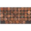 Image 2 : Different Rulers, Mint, and Years of Copper and Bronze One-Twelfth Anna Forty-Three Coins Collection