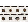 Image 2 : Calcutta and Bombay Mint of Nickel Brass and Cupro Nickel Half Anna Eight Coins Collection of King G