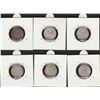 Image 2 : Six Coins Collection of Silver Quarter Rupee of Calcutta Mint of Different Years of King Edward VII.