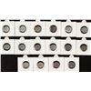 Image 2 : Silver and Nickel Quarter Rupee Sixteen Coins Collection of Different Years and Mints of King George