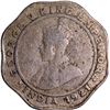 Image 1 : Rare Cupro Nickel Four Annas Coin of King George V of Calcutta Mint of 1921.