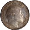 Image 2 : Scarce Silver Half Rupee Coin of King Edward VII of Calcutta Mint of 1907.