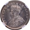 Image 2 : Rare NGC MS 65 Graded Silver Half Rupee Coin of 1934 of Calcutta Mint of King George V.
