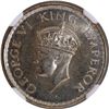Image 2 : Rare NGC MS 64 Silver Half Rupee Coin of King George VI of Calcutta Mint of 1940.