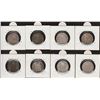 Image 2 : King Edward VII Silver Half Rupee Eight Coins Collection of Calcutta and Bombay Mint of Different Ye