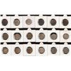 Image 2 : Half Rupee Eighteen Coins Collection of Different Years and Mints of Silver and Nickel of King Georg