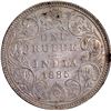 Image 2 : Very Rare Silver One Rupee Coin of Victoria Empress of Bombay Mint of 1885.