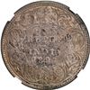 Image 1 : Very Rare NGC XF Details Graded 1897 Silver One Rupee Coin of Victoria Empress of Bombay Mint.