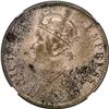 Image 2 : Very Rare NGC XF Details Graded 1897 Silver One Rupee Coin of Victoria Empress of Bombay Mint.