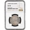 Image 3 : Scarce NGC AU 58 Graded Silver One Rupee Coin of Victoria Empress of Bombay Mint of 1898.