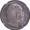 Image 2 : Scarce NGC MS 63 Graded Silver One Rupee Coin of 1903 of King Edward VII of Bombay Mint.