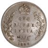 Image 2 : Rare 1908 (8 over 7) King Edward VII of Silver One Rupee Coin of Bombay Mint.