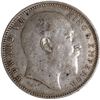 Image 3 : Rare 1909 (9 over 8) Silver One Rupee Coin of Bombay Mint of King Edward VII.