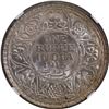 Image 1 : Scarce Silver One Rupee Coin of King George V of Bombay Mint of 1915.