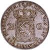 Image 2 : Very Rare Silver Two and Half Gulden Coin of Netherlands.