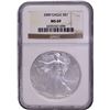 Image 3 : NGC Graded MS 69 Silver Eagle One Dollar Coin of USA of 2009.