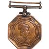 Image 1 : Copper Octagonal Medal of Madhav Rao Scindia of Gwalior State.