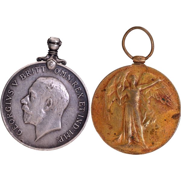 Pair of World War Medals.